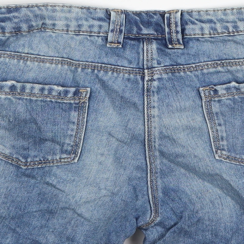 NEXT Girls Blue  Cotton Bermuda Shorts Size 11 Years  Regular