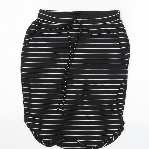 Shein  Womens Multicoloured Striped Polyester Straight & Pencil Skirt Size S