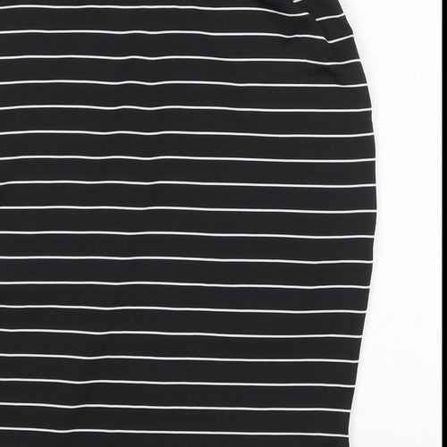 Shein  Womens Multicoloured Striped Polyester Straight & Pencil Skirt Size S