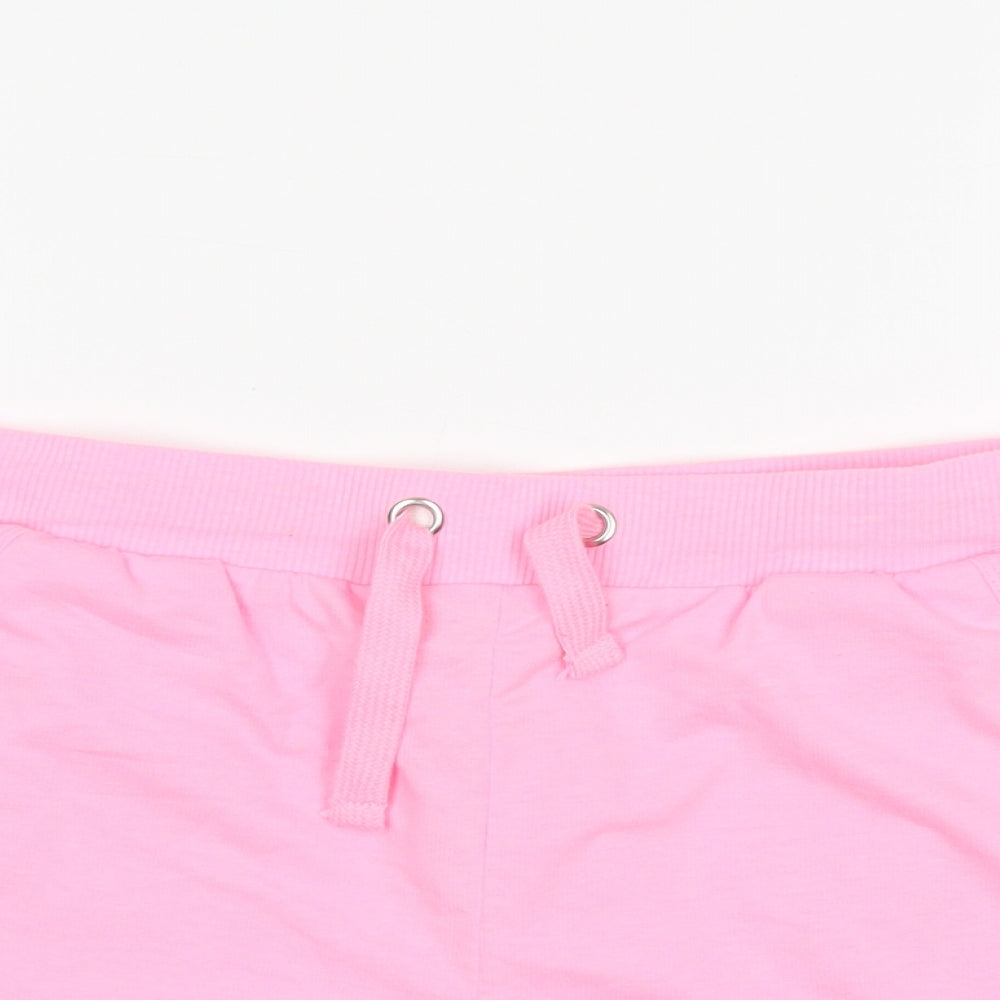 Peacocks Womens Pink  Cotton Sweat Shorts Size 16 L4 in Regular