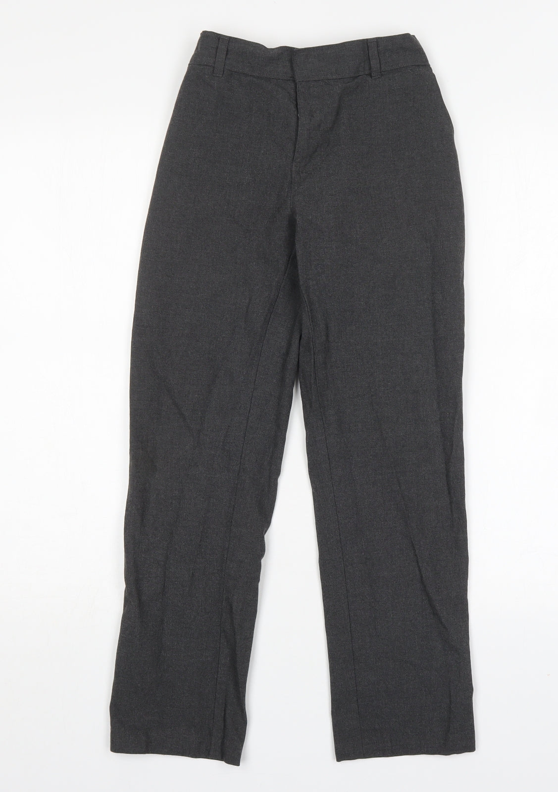 M&S Boys Grey  Polyester Dress Pants Trousers Size 11-12 Years  Regular