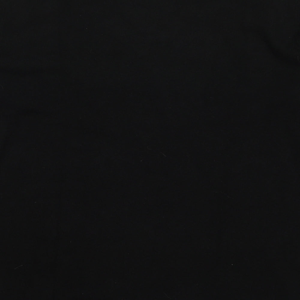 Cedar Wood State Mens Black V-Neck  Acrylic Pullover Jumper Size XL