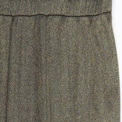 Topshop Womens Gold  Polyester Jumpsuit One-Piece Size 12 L38 in Button
