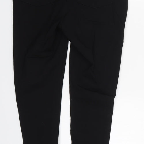 DKNY Womens Black  Viscose Trousers  Size S L26.5 in Regular