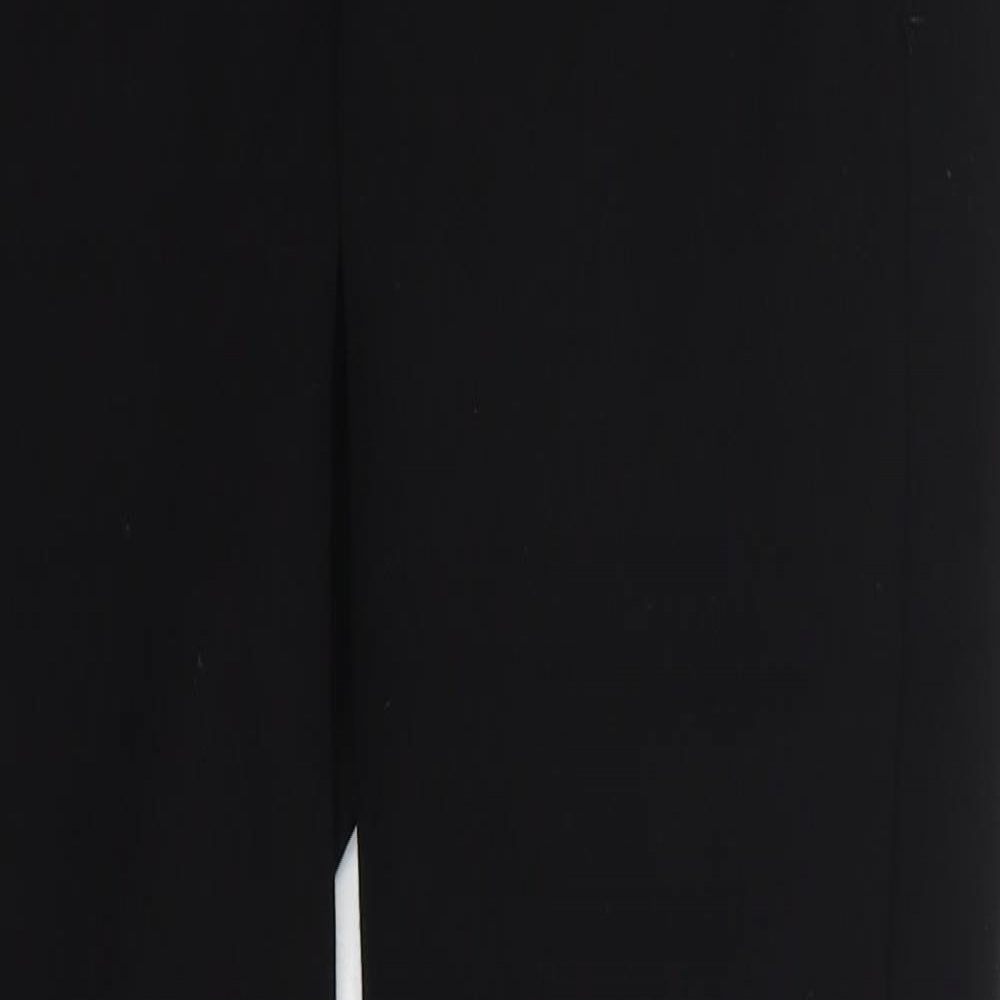 DKNY Womens Black  Viscose Trousers  Size S L26.5 in Regular