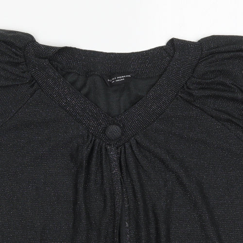Dorothy Perkins Womens Grey V-Neck  Acrylic Cardigan Jumper Size 20