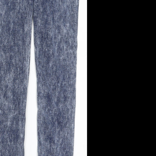 Vanilla Star Womens Blue  Cotton Jegging Jeans Size 29 in L30 in Regular Button
