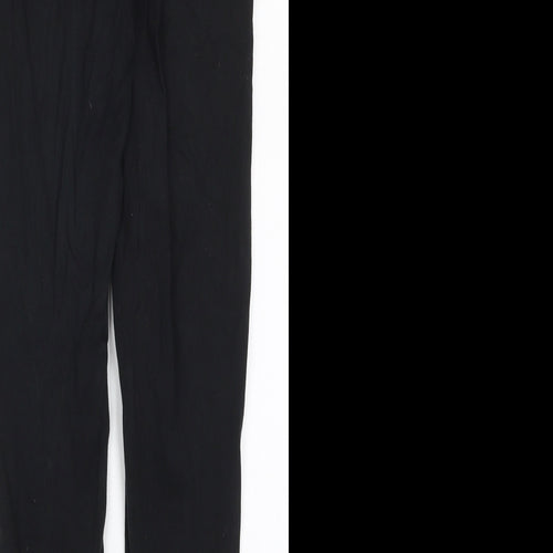 adidas Womens Black  Cotton Carrot Leggings Size XS L24 in