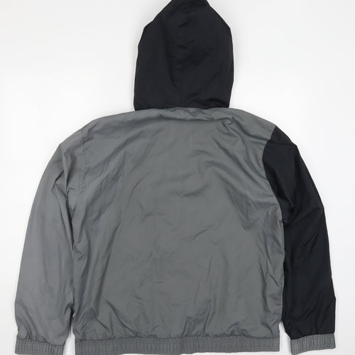 Lonsdale Mens Grey   Jacket  Size M  Zip - Colourblock