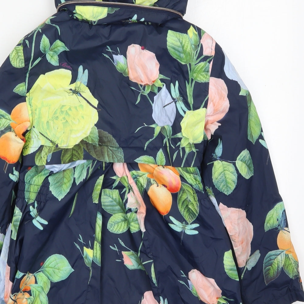 Ted Baker Girls Blue   Basic Coat Coat Size 9 Years  Zip