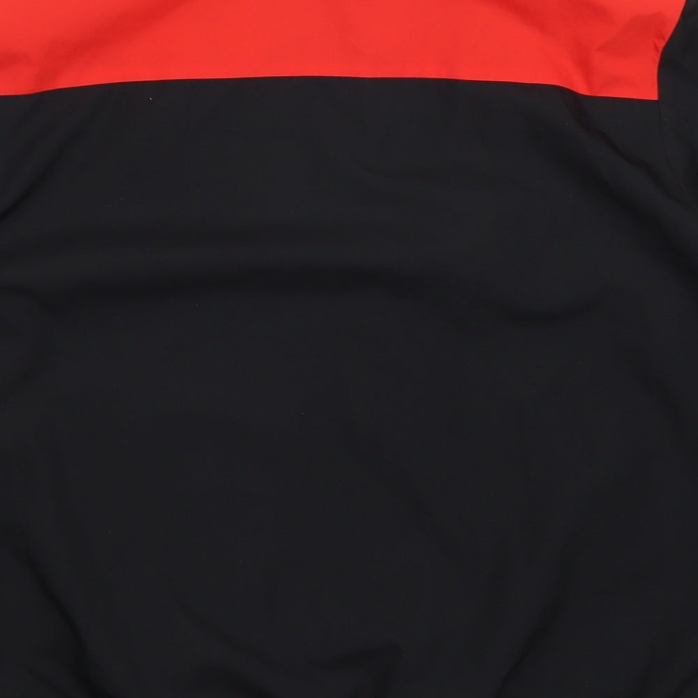 adidas Boys Red   Jacket  Size 9-10 Years  Zip - Red and Black