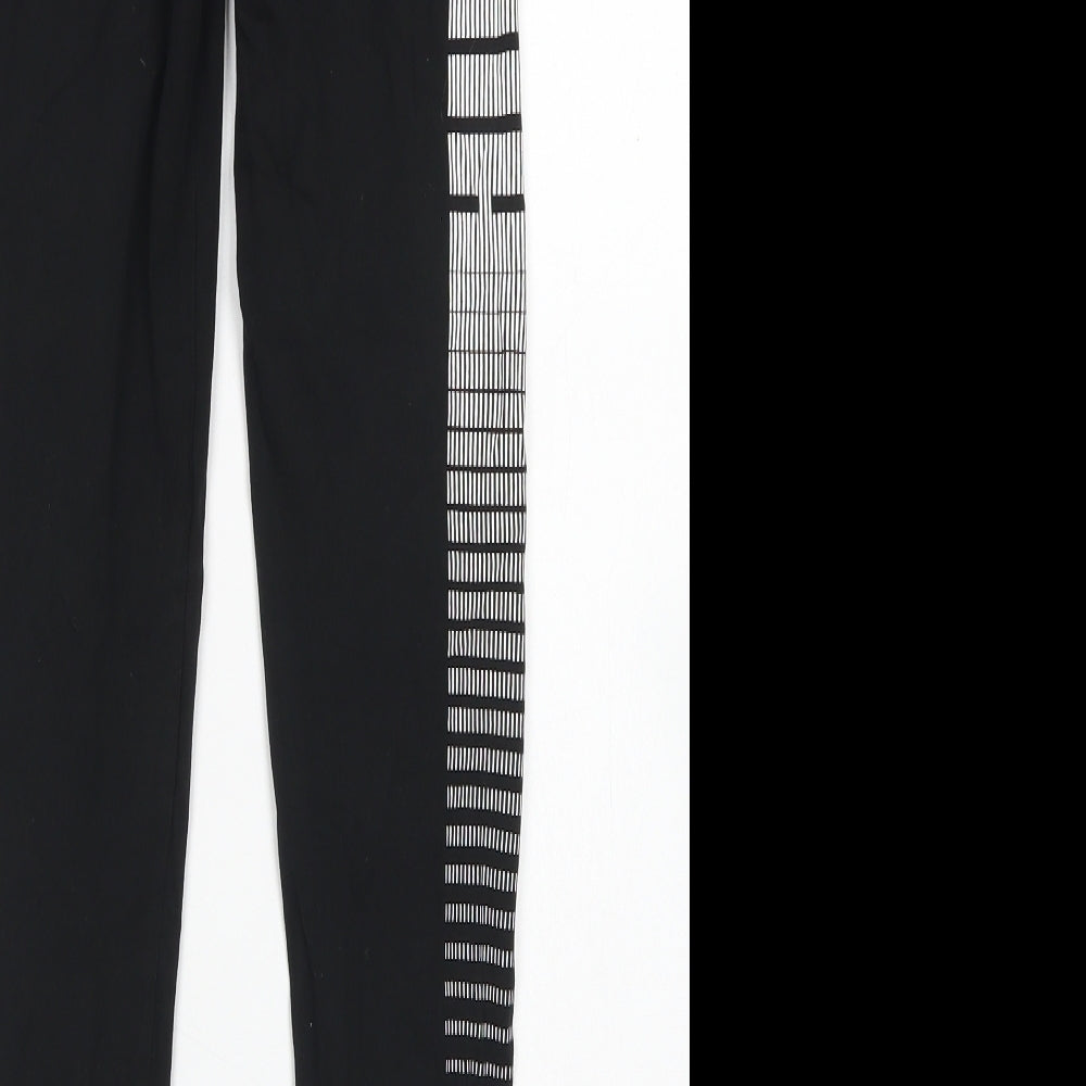 PUMA Girls Black  Cotton Jogger Trousers Size 13-14 Years  Regular  - sportswear leggings