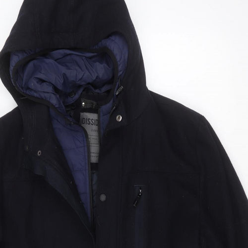 Dissident Mens Blue   Jacket  Size XL  Zip