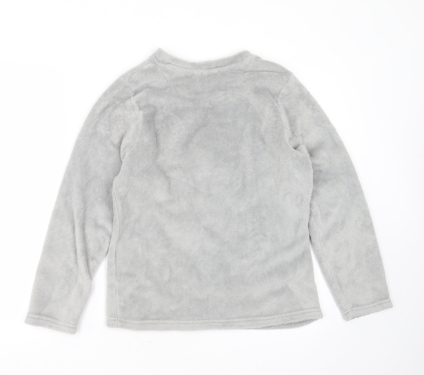 Love To Dream Womens Grey Solid Polyester Top Pyjama Top Size S   - Moon and Stars
