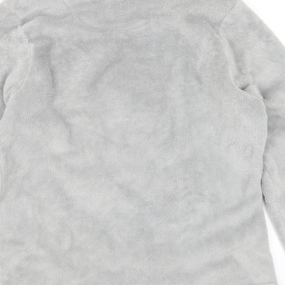 Love To Dream Womens Grey Solid Polyester Top Pyjama Top Size S   - Moon and Stars