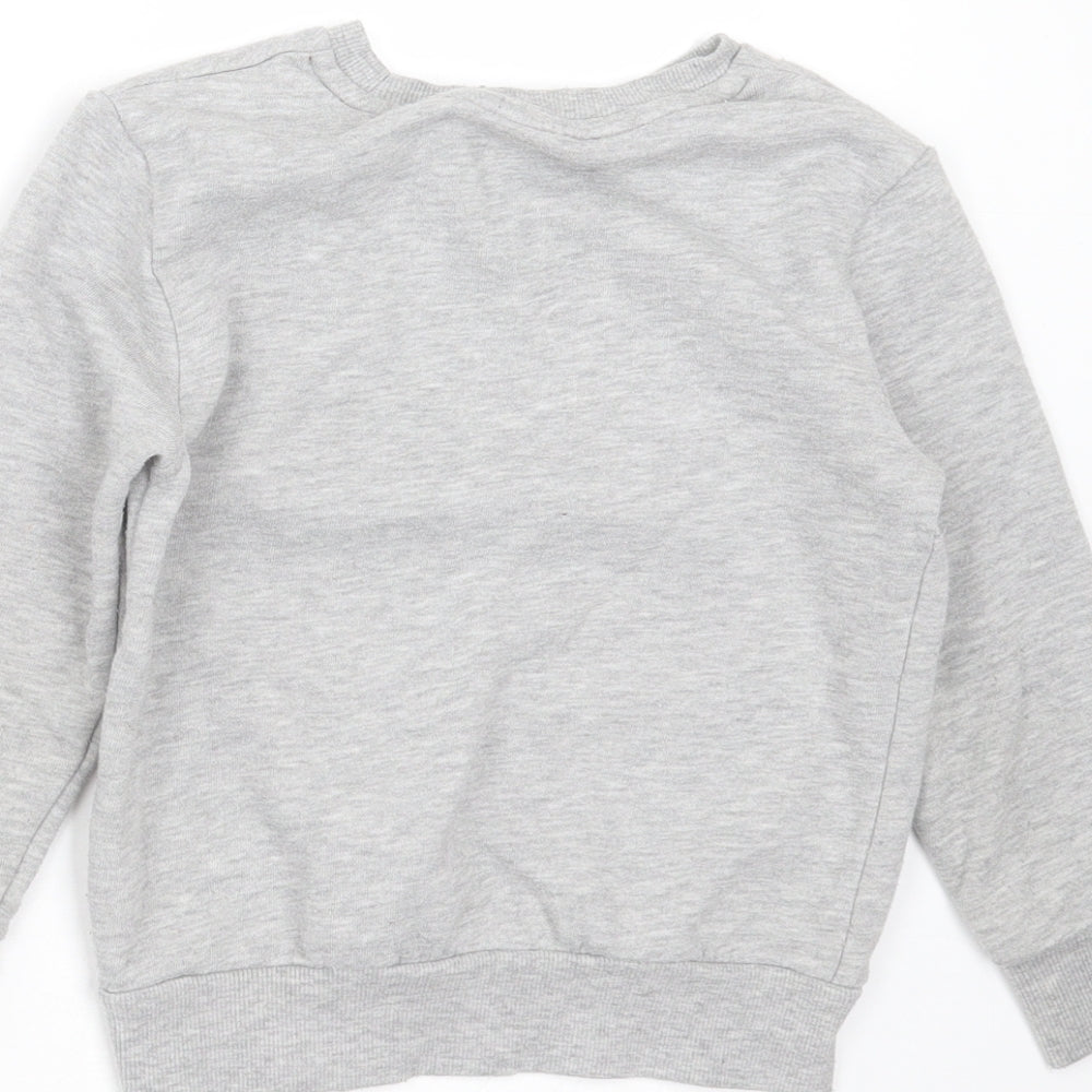 George Boys Grey  Cotton Pullover Sweatshirt Size 4-5 Years   - marvel