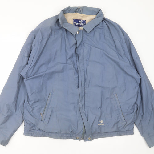 Mossant Mens Blue   Jacket Coat Size 46  Zip