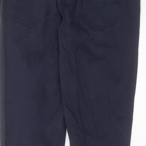NEXT Mens Blue  Cotton Straight Jeans Size 32 in L28 in Slim Button - short Leg