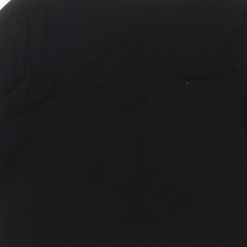 BHS Womens Black V-Neck  Polyester Pullover Jumper Size 16