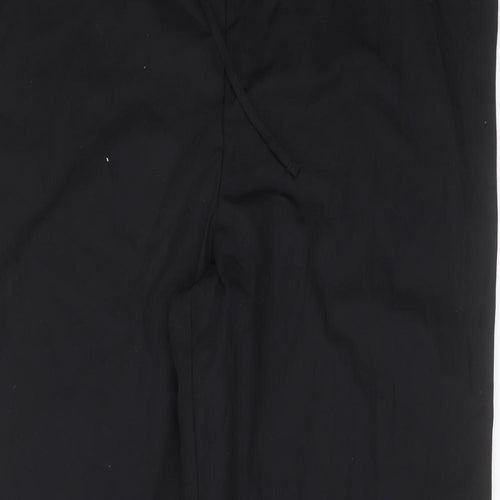 Adar Womens Black  Polyester Trousers  Size 2XL L30 in Regular