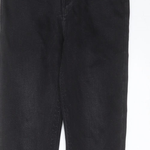ASOS Womens Black  Cotton Skinny Jeans Size 26 in L29 in Extra-Slim Zip