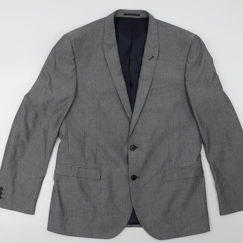 NEXT Mens Grey   Jacket Blazer Size 44  Button