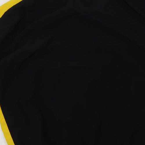 PUMA Mens Black Striped  Windbreaker Jacket Size XS  Zip