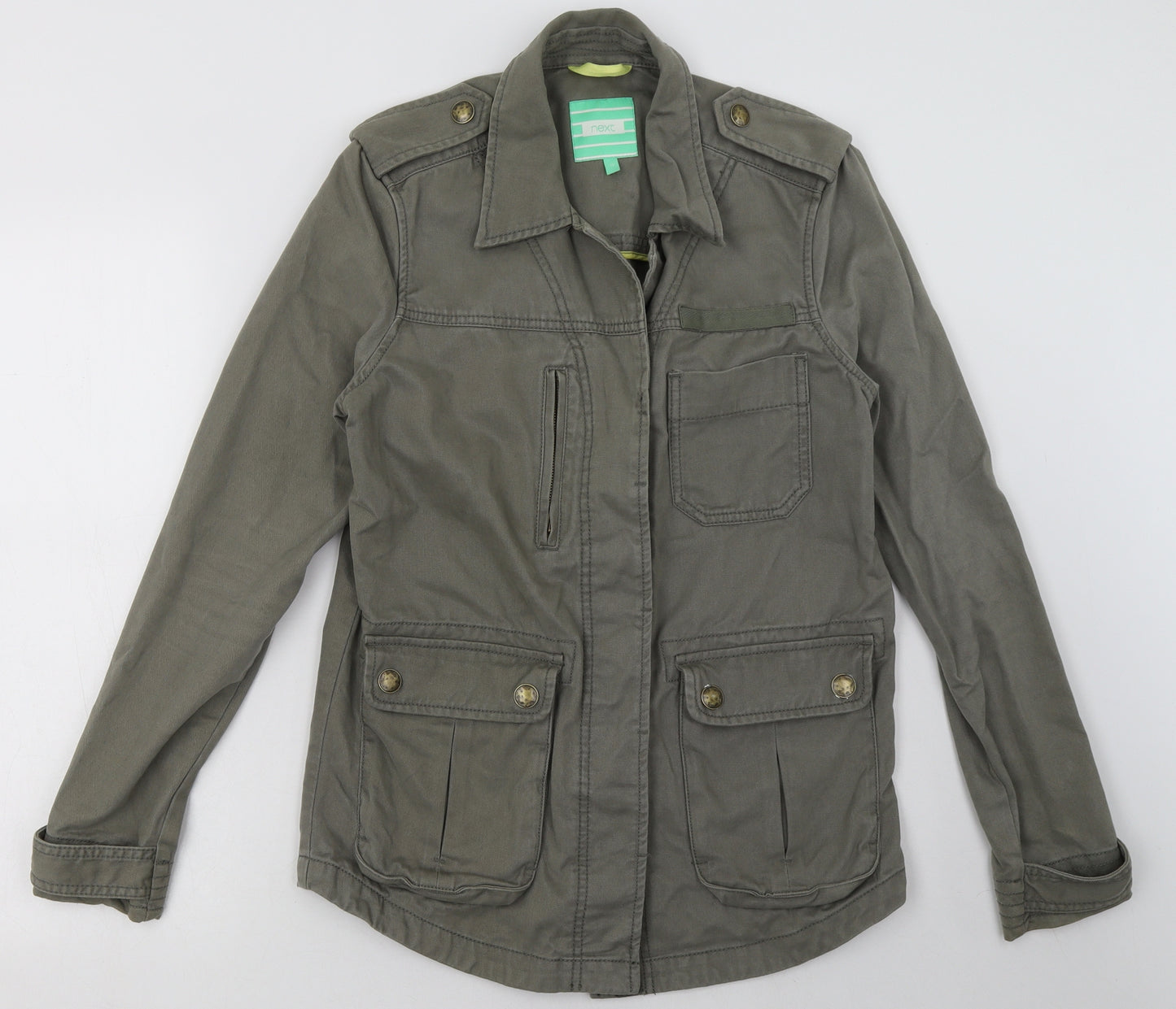 NEXT Womens Green   Jacket  Size 10  Button