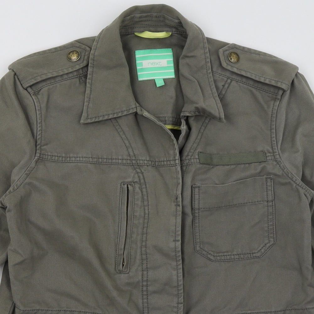 NEXT Womens Green   Jacket  Size 10  Button