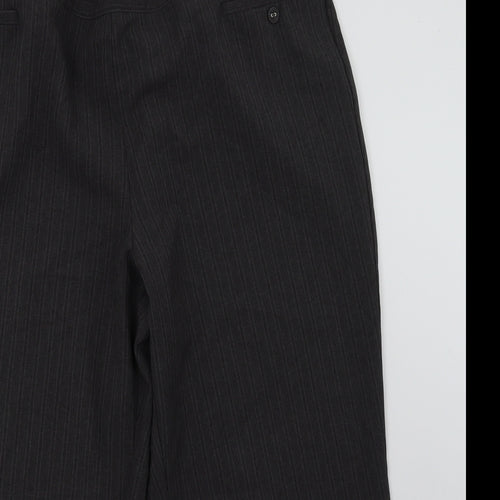 BM Womens Grey  Polyester Trousers  Size 22 L28 in Regular