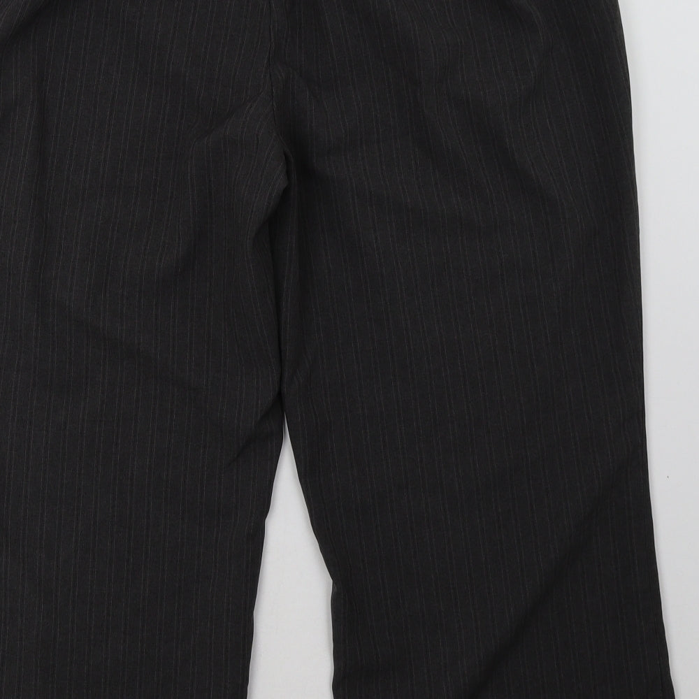 BM Womens Grey  Polyester Trousers  Size 22 L28 in Regular