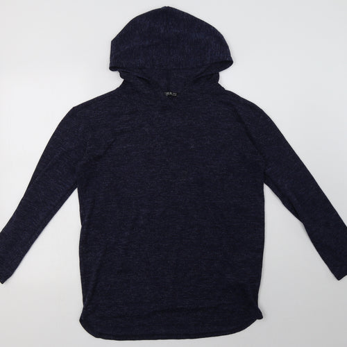 Cotton On Mens Blue  Polyester Pullover Hoodie Size S