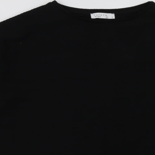 Matalan Womens Black  Polyester Pullover Sweatshirt Size 8  Pullover