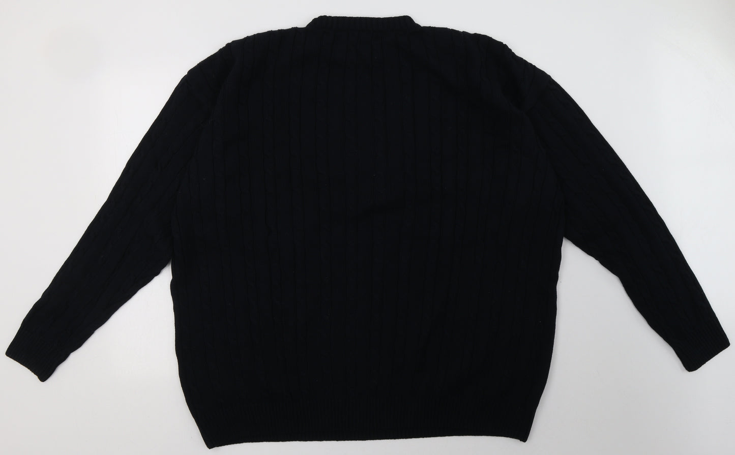james meade Mens Blue Geometric Cotton Pullover Sweatshirt Size 2XL