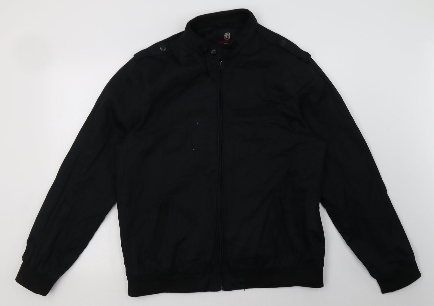 Burton Mens Black   Bomber Jacket Jacket Size XL  Zip