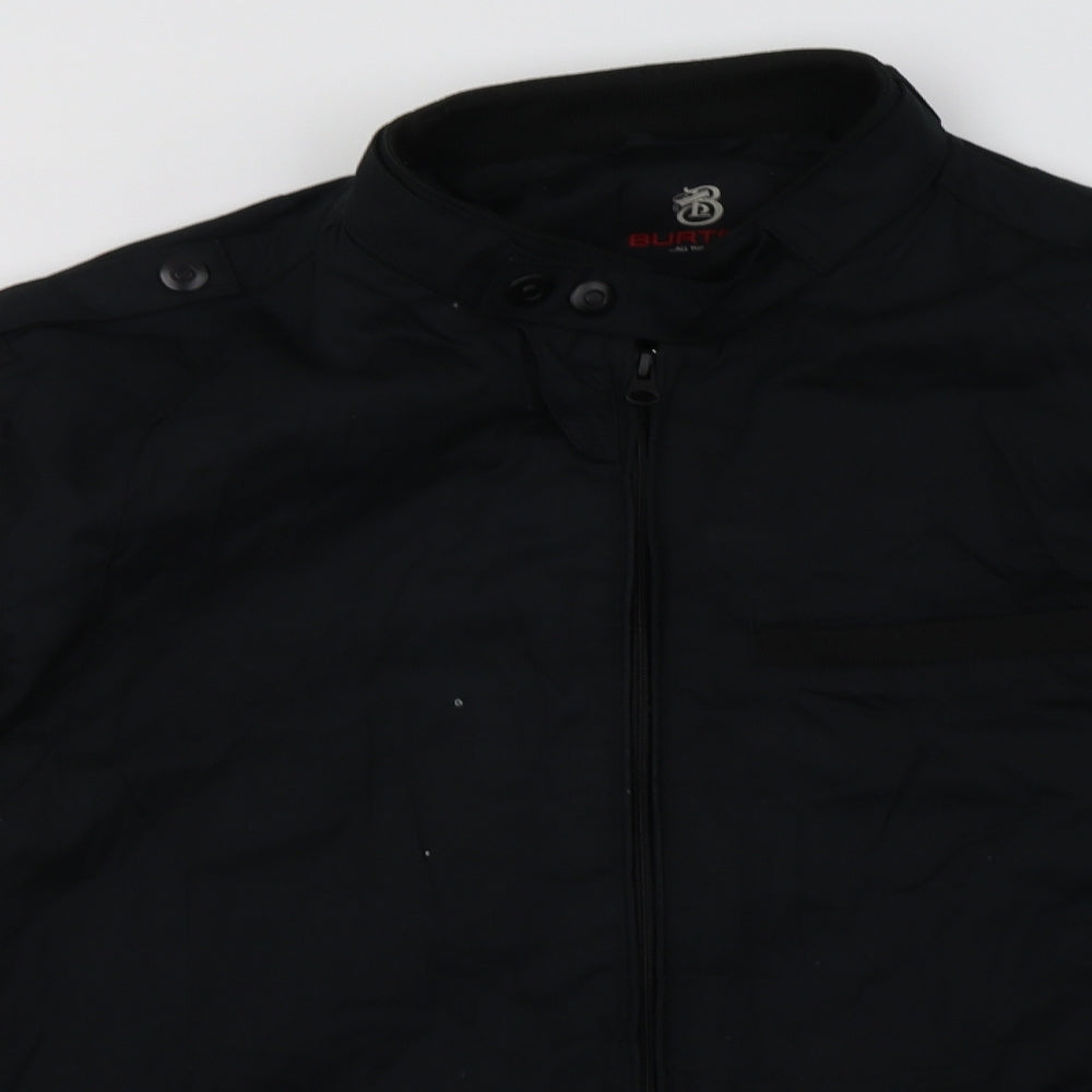 Burton Mens Black   Bomber Jacket Jacket Size XL  Zip