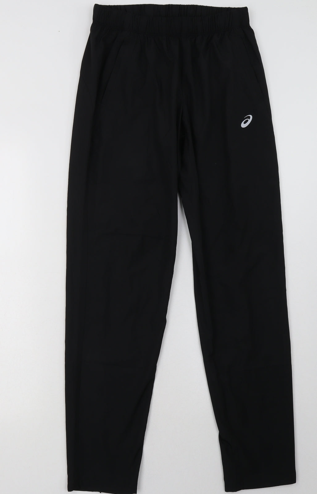 asod Mens Black  Polyester Jogger Trousers Size S L30 in Regular Tie