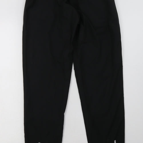 asod Mens Black  Polyester Jogger Trousers Size S L30 in Regular Tie