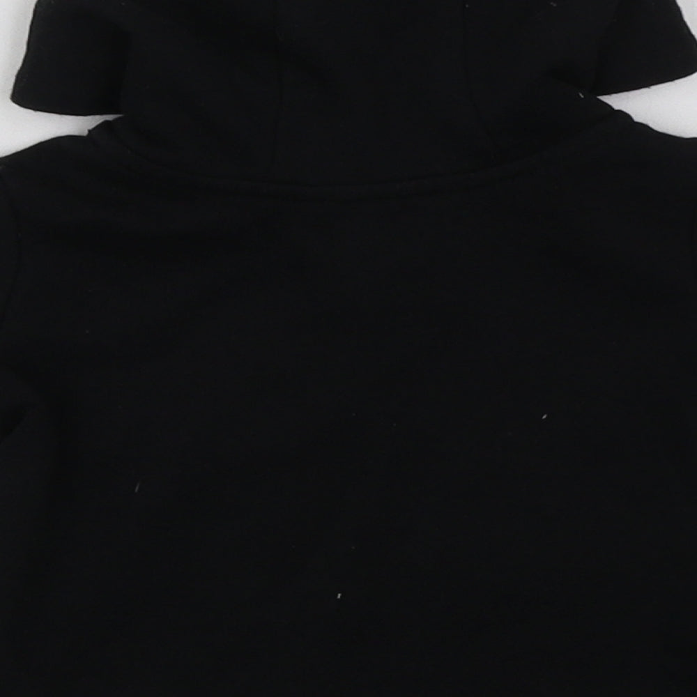 Primark Boys Black Geometric Cotton Pullover Jumper Size 0-3 Months  Pullover
