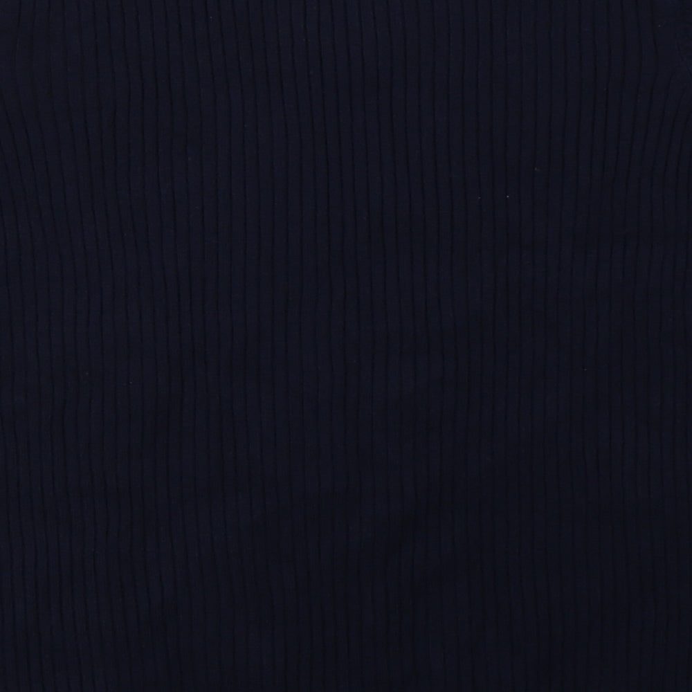 Marks and Spencer Womens Blue  Viscose Pullover Sweatshirt Size 14  Pullover