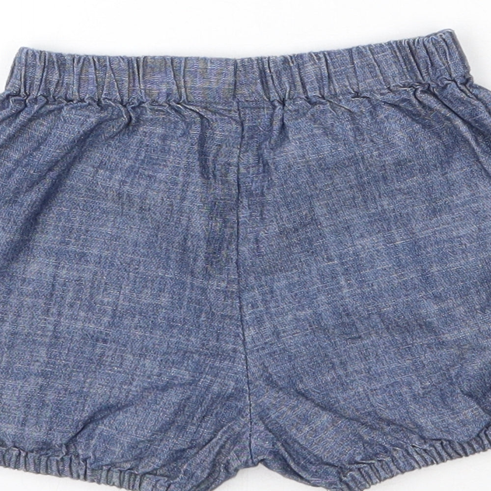 NEXT Girls Blue  Cotton Cropped Jeans Size 6-9 Months