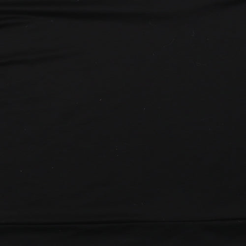 Kaaya Womens Black  Polyester Pullover Sweatshirt Size M