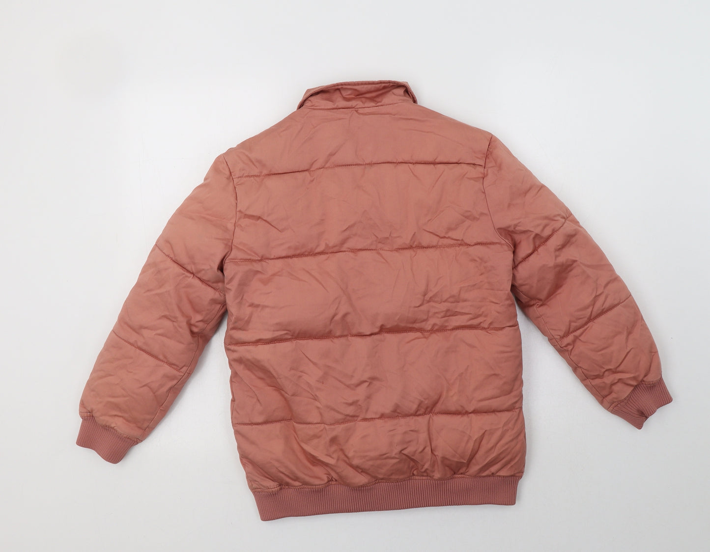 River Island Girls Pink   Puffer Jacket Jacket Size 9-10 Years  Zip