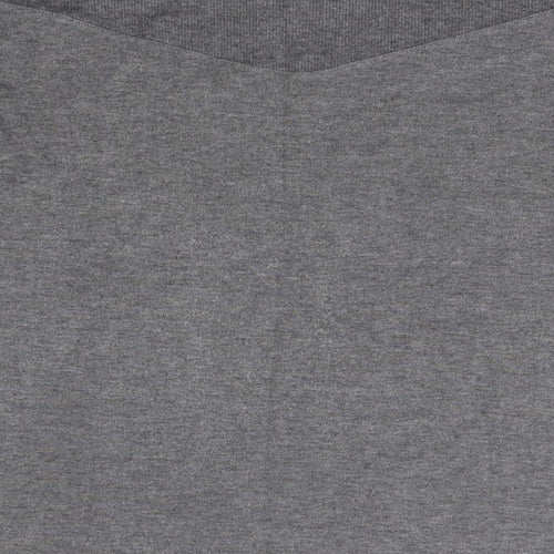 Ellen Tracy Womens Grey Round Neck  Polyester Pullover Jumper Size XL