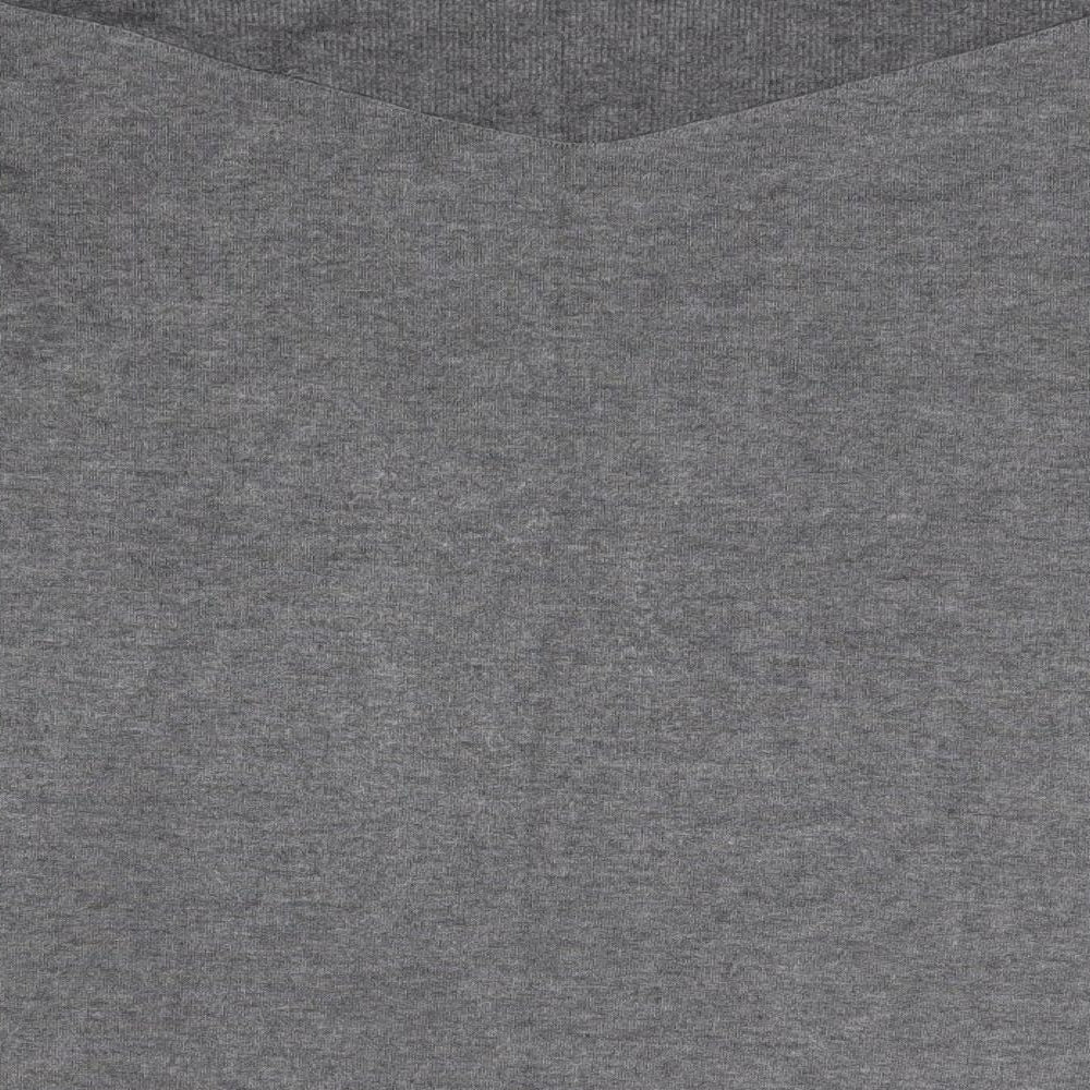 Ellen Tracy Womens Grey Round Neck  Polyester Pullover Jumper Size XL