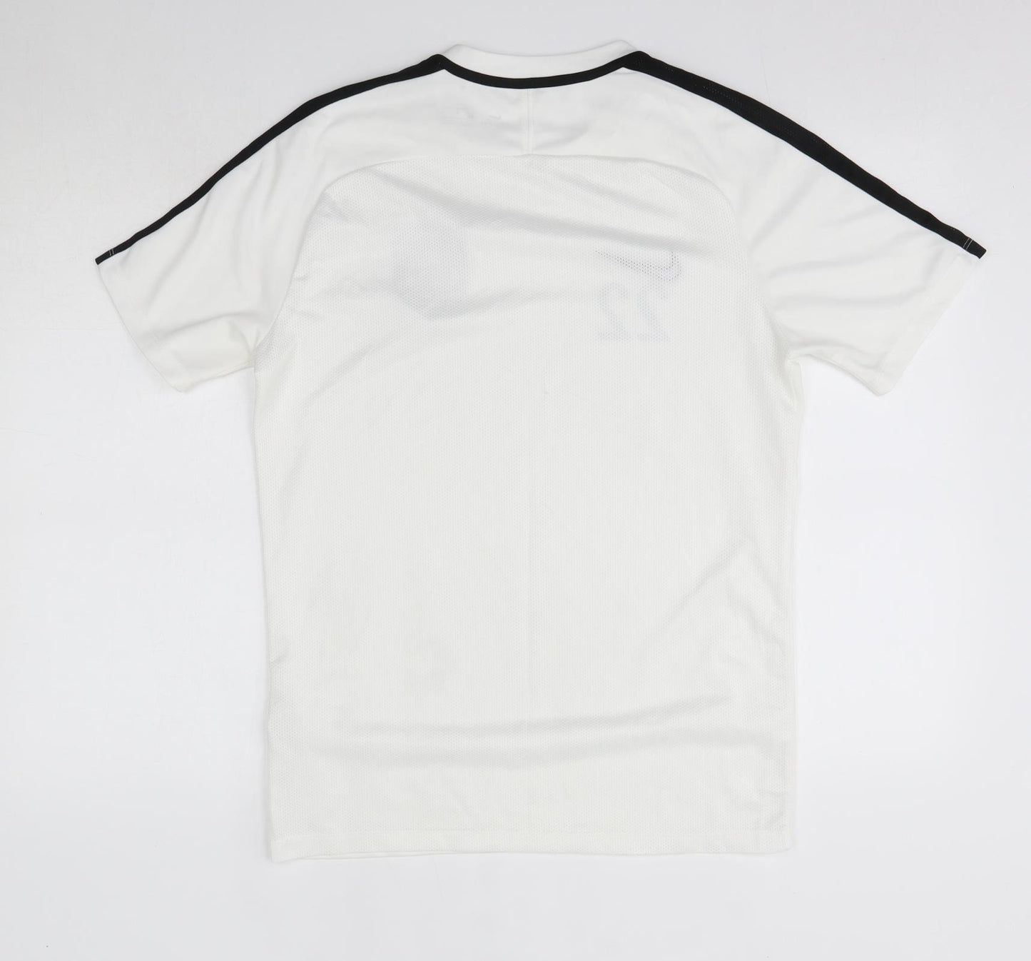 Nike Mens White  Polyester  T-Shirt Size M Round Neck  - The Nomads