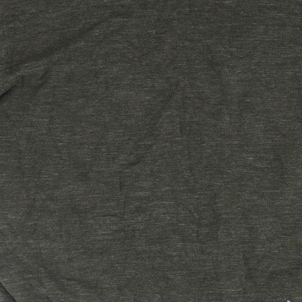 George Mens Green Round Neck  Cotton Pullover Jumper Size 2XL