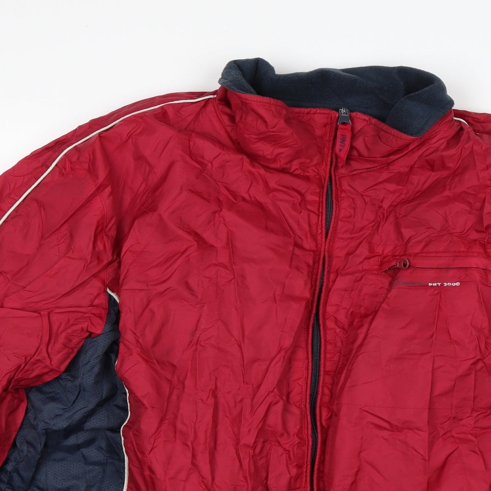 Pronto Mens Red   Rain Coat Jacket Size L