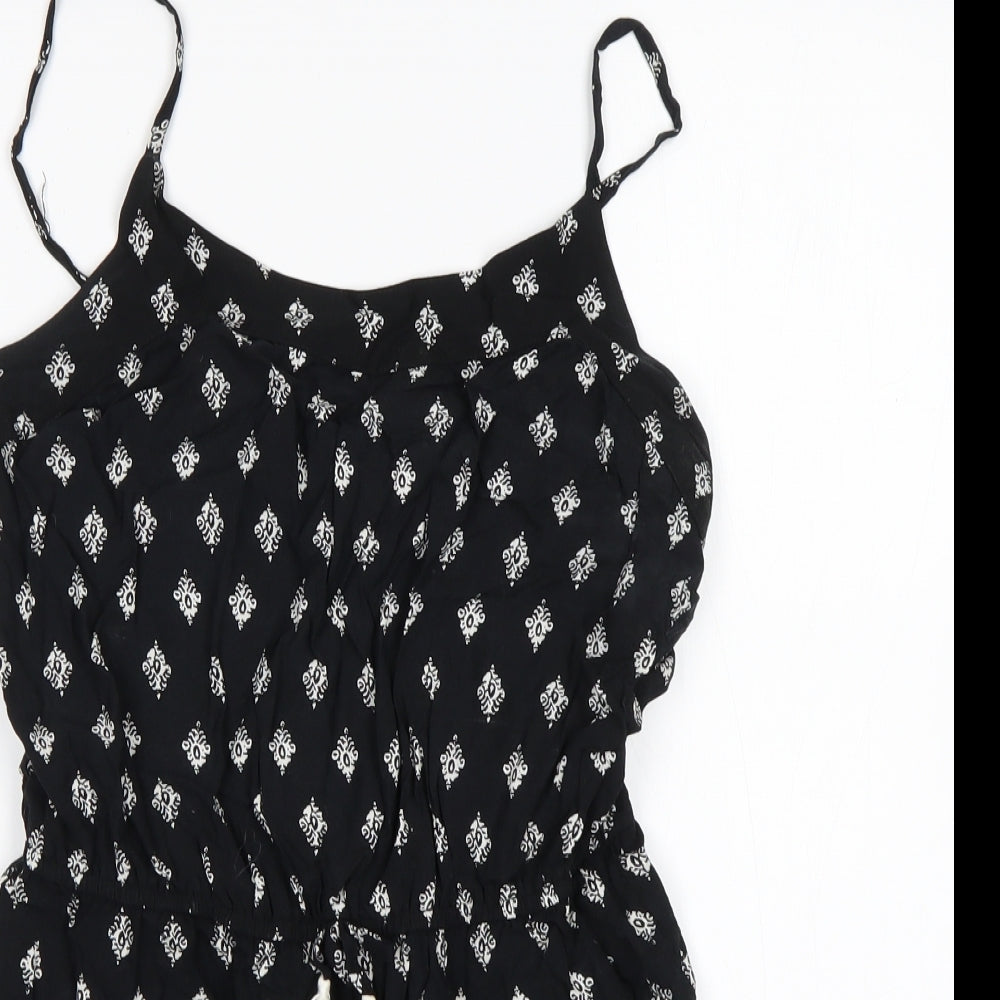 Primark Girls Multicoloured Paisley Viscose Playsuit One-Piece Size 12-13 Years