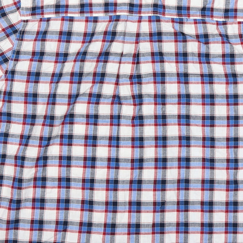 Morley Mens Multicoloured Plaid   Button-Up Size XL Collared